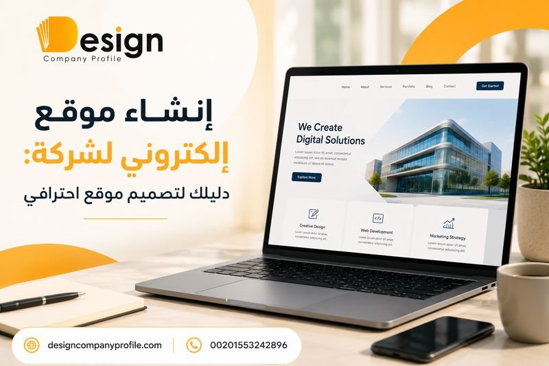 إنشاء موقع إلكتروني لشركة: دليلك لتصميم موقع احترافي إنشاء موقع إلكتروني لشركة