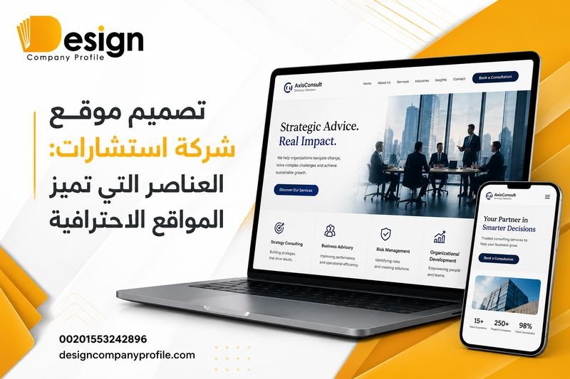تصميم موقع شركة استشارات: العناصر التي تميز المواقع الاحترافية تصميم موقع شركة استشارات