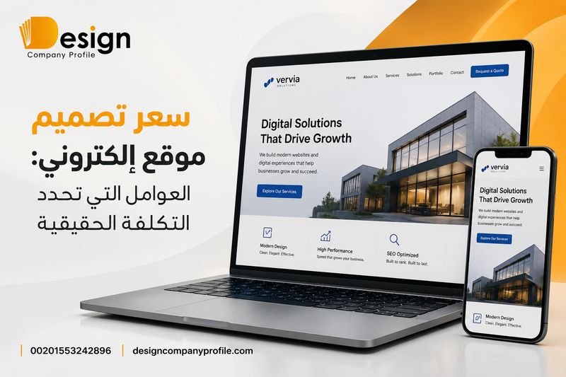 سعر تصميم موقع إلكتروني: العوامل التي تحدد التكلفة الحقيقية سعر تصميم موقع إلكتروني