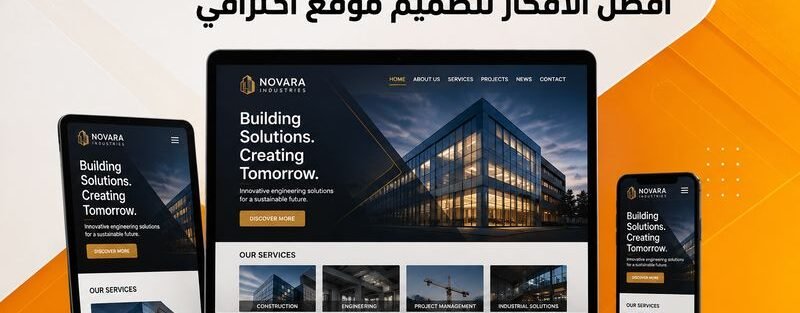 نماذج مواقع شركات